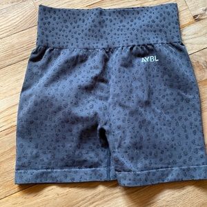 AYBL gray biker shorts